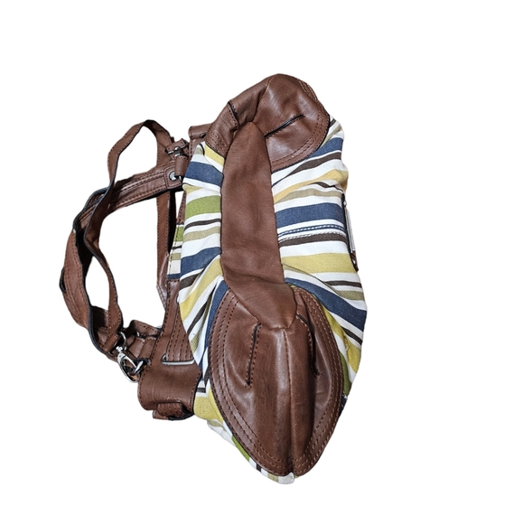 Etienne Aigner Crossbody Hobo Handbag Purse Multi-Color - Picture 3 of 12